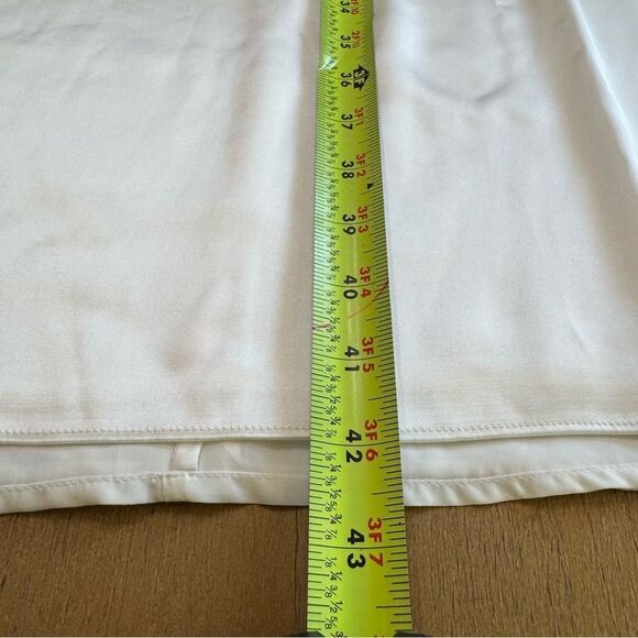 Sachin + Babi‎ White Satin Bridal Midi Slip Dress Size 0 - Picture 9 of 14